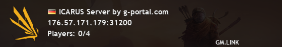 ICARUS Server by g-portal.com