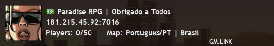 Paradise RPG | Obrigado a Todos