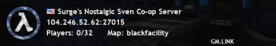 Surge's Nostalgic Sven Co-op Server
