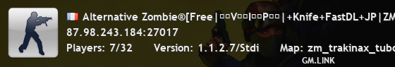 Alternative Zombie®[Free|͇̿V͇̿I͇̿P͇̿|+Knife+FastDL+JP|ZM]
