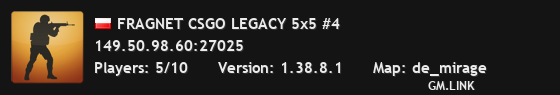 FRAGNET CSGO LEGACY 5x5 #4