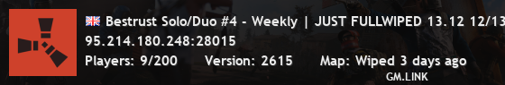 Bestrust Solo/Duo #4 - Weekly | JUST FULLWIPED 13.12 12/13