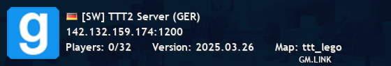 [SW] TTT2 Server (GER)