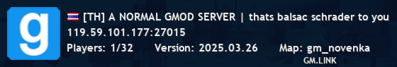 [TH] A NORMAL GMOD SERVER | a monster a human amongu-