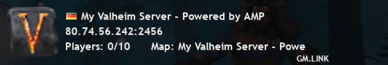 My Valheim Server - Powered by AMP