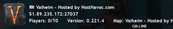 Valheim - Hosted by HostHavoc.com