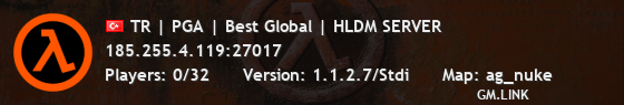 TR | PGA | Best Global | HLDM SERVER