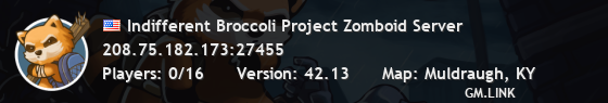 Indifferent Broccoli Project Zomboid Server