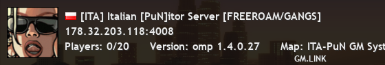 [ITA] Italian [PuN]itor Server [omp 1.4.0.2783]