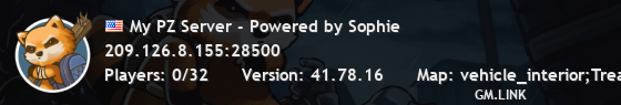 My PZ Server - Powered by Sophie