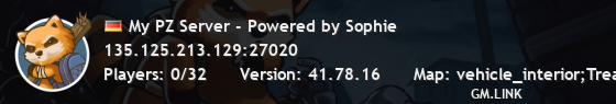 My PZ Server - Powered by Sophie