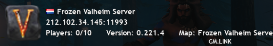 Frozen Valheim Server