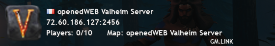 openedWEB Valheim Server