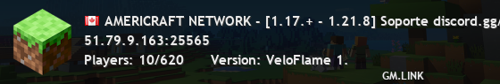 AMERICRAFT NETWORK - [1.17.+ - 1.21.8] Soporte discord.gg/americraft»