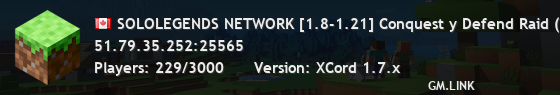 SOLOLEGENDS NETWORK [1.8-1.21] Conquest y Defend Raid (Global) en 4h 39m 38s