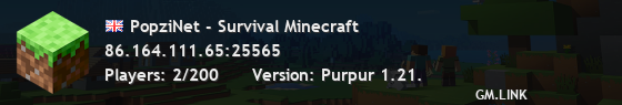 PopziNet - Survival Minecraft
