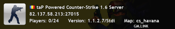 taP Powered Counter-Strike 1.6 Server