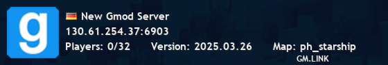 New Gmod Server