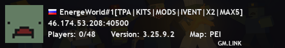 EnergeWorld#1[TPA|KITS|MODS|IVENT|X2|MAX5]