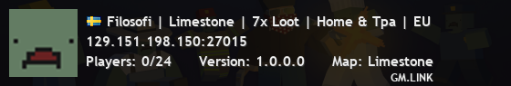 Filosofi | Limestone | 7x Loot | Home & Tpa | EU