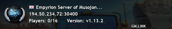Empyrion Server of Musojon...