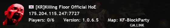 [KR]Killing Floor Official HoE