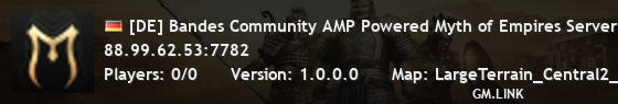 [DE] Bandes Community AMP Powered Myth of Empires Server