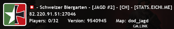 - Schweizer Biergarten - [JAGD #2] - [CH] - [STATS.EICHI.ME] -
