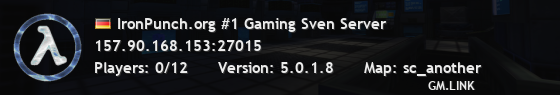 IronPunch.org #1 Gaming Sven Server