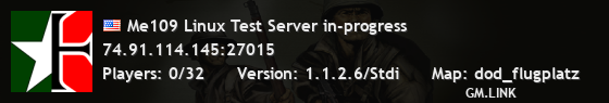 Me109 Linux Test Server in-progress