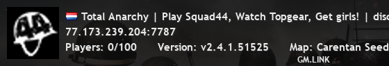 Total Anarchy | Play Squad44, Watch Topgear, Get girls! | disco