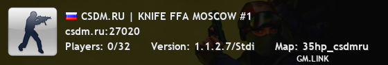 CSDM.RU | KNIFE FFA MOSCOW #1