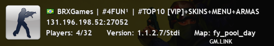 BRXGames | #4FUN¹ | #TOP10 [VIP]+SKINS+MENU+ARMAS