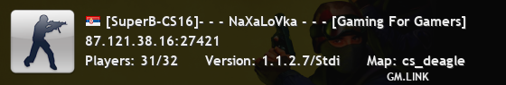 [SuperB-CS16]...:: eSports Gaming Server ::..
