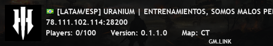 [LATAM/ESP] URANIUM | ENTRENAMIENTOS, SOMOS MALOS PERO SEREMOS