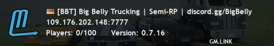 [BBT] Big Belly Trucking | Semi-RP | discord.gg/BigBelly