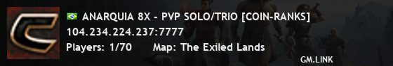 ANARQUIA 8X - PVP SOLO/TRIO [COIN-RANKS]