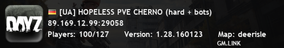 [UA] HOPELESS PVE CHERNO (hard + bots)