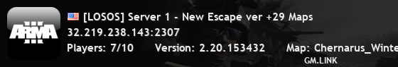 [LOSOS] Server 1 - New Escape ver +29 Maps