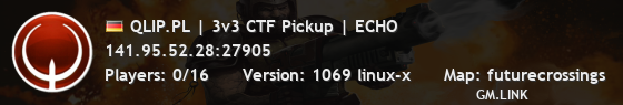 QLIP.PL | 3v3 CTF Pickup | ECHO