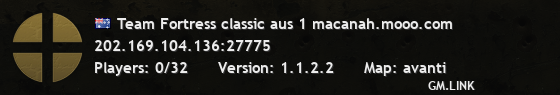 Team Fortress classic aus 1 macanah.mooo.com