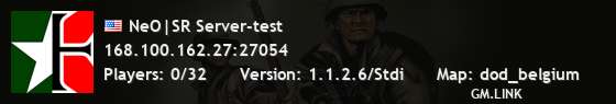 NeO|SR Server-test