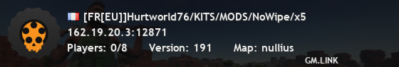 [FR[EU]]Hurtworld76/KITS/MODS/NoWipe/x5