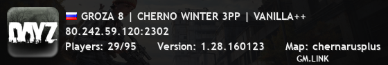 GROZA 8 | CHERNO WINTER 3PP | VANILLA++