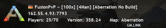 FusionPvP » [100x] [4Man] [Aberration No Build]