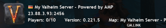My Valheim Server - Powered by AMP