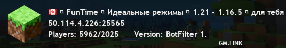 ✞ FunTime ✞ Идеальные режимы ☆ 1.21 - 1.16.5 ☆ для тебя и друзей!
