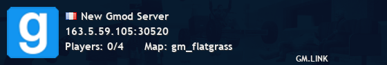 New Gmod Server