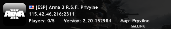 [ESP] Arma 3 R.S.F. Privylne