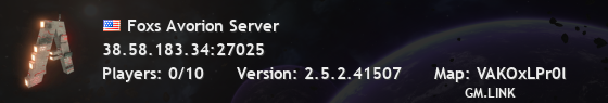 Foxs Avorion Server